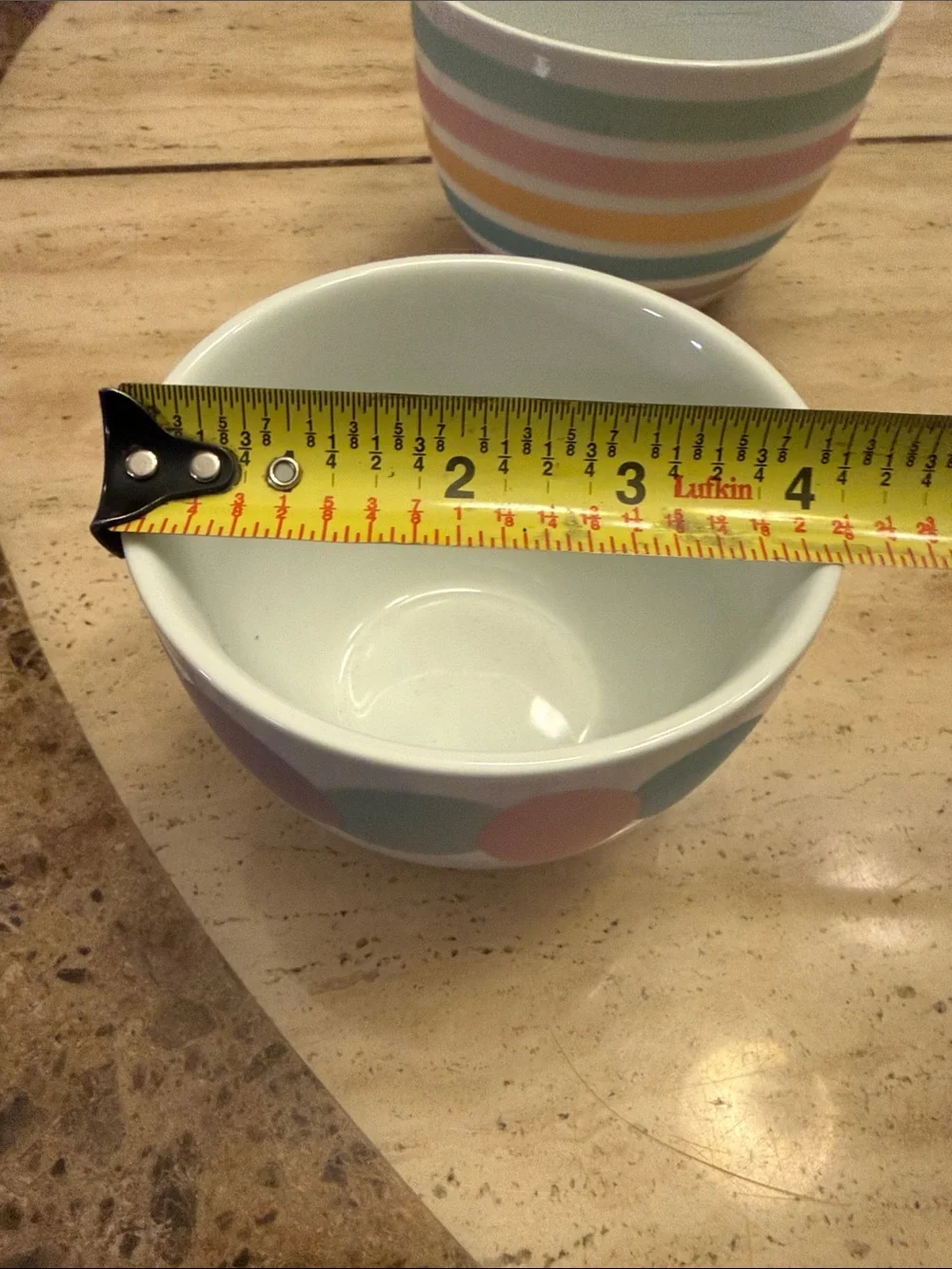 Set of two crate&barrel nesting bowls
